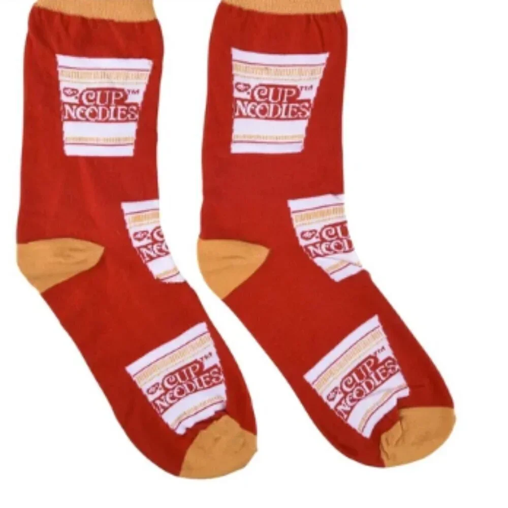 brand new! Great gift idea Crazy Socks CUP OF NOODLE SOCKS